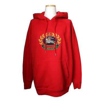 Burberry Red Hoodie Fleece Sweatshirt 55 66 60466662