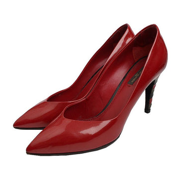 LOUIS VUITTON レッドペイデントパンプス 38 60466737