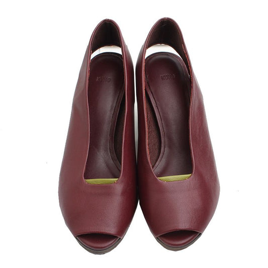 KUHO Offene Schuhe Burgunder 230 60466807