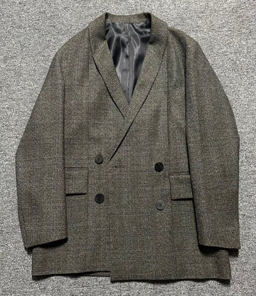 WOOYOUNGMI ショールカラーチェックジャケット 44 60528565