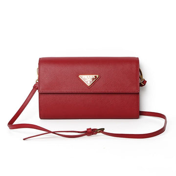 PRADA 1MA022 サフィアーノ クロスバッグ (百貨店保証書) / 31117-2 60574194