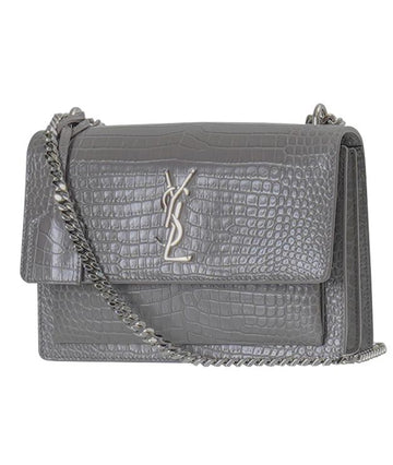 SAINT LAURENT Sunset Krokodil Mittel Schultertasche 442906 60598137