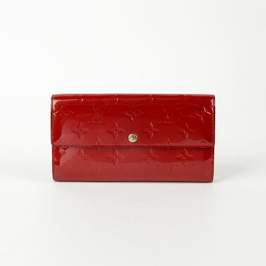 Louis Vuitton Monogram Vernis Leather Sarah Wallet M90208 60420725
