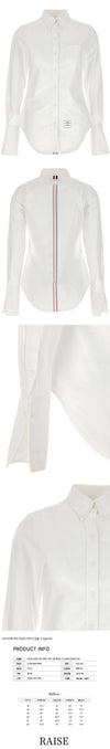 THOM BROWNE Punkte Kragen Französische Manschetten Bluse 03634 100 60605825 [P]