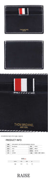 Thom Browne 23FW Three Stripe Tab Logo Stitch Card Case 415 60605844 [P]