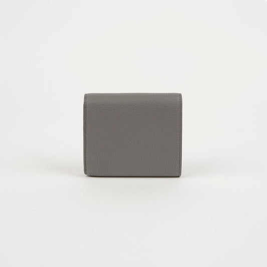 Celine Gray Leather Trifold Wallet 10.5CM x 9CM x 2.5CM 60609532
