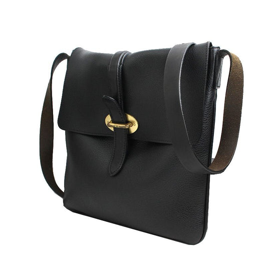 MULBERRY ブラックレザー スモールクロスバッグ 60824105