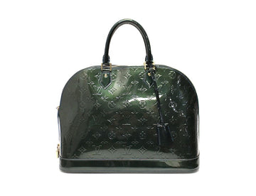 LOUIS VUITTON モノグラム・ヴェルニ・アルマMMトートバッグ BLEU NUIT M93682 60843945