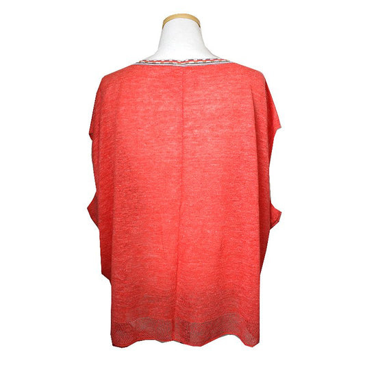 Zadig & Voltaire Coral Red Knit Top 66 77 60844841