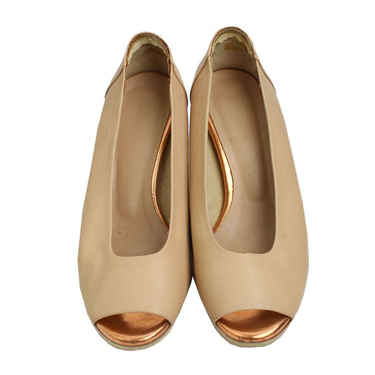 KUHO Beige Leder-Pumps 240 60885117