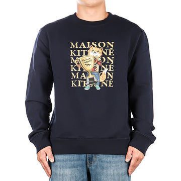 MAISON KITSUNE (LM00311KM0001 NAVY) Herren Fox Champion Sweatshirt 60888556