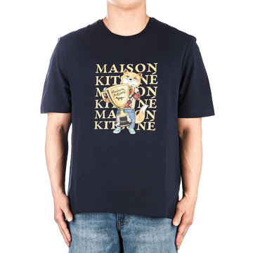 Maison Kitsune (LM00123KJ0008) Men's Fox Champion Short Sleeve T-Shirt 60888567