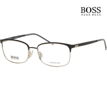 HUGO BOSS BOSS1166 I46 Ultra-Leicht Edelstahl Schwarz Gold 60930867