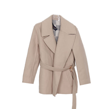 LOUIS VUITTON ウールダミエアジュールショートラップコート 36 60996294