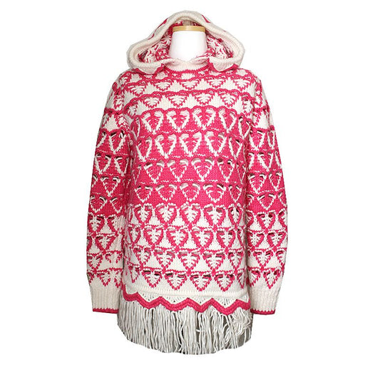 CHANEL Cashmere Silk Hooded Knit Top 55 61126718