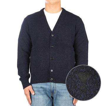 AMI (HKC127 005 430) Men's Cardigan 61231527