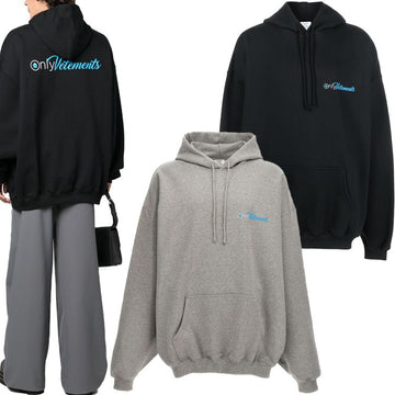 vetements Logo Stamp Hoodie T-Shirt UE54HD300B UE54HD300G 61327316