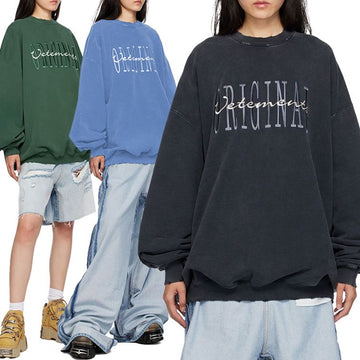vetements Embroidered Sweatshirt 23FW UE54CW120B UE54CW120N UE54CW120Z 61335219