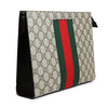 GUCCI 475316 GGスプリームキャンバスウェブクラッチ 61483986 [P]