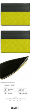 BOTTEGA VENETA Intrecciato Zweifarbiges Kartenetui 635057 VCPQ5 3510 45191533 [P]