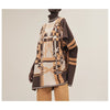 Hermes Brides de Gala Tartan Poncho 61637266 [P]