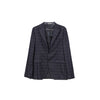 BOTTEGA VENETA ウールカシミヤ混合チェックブレザージャケット 48 61268166 [P]