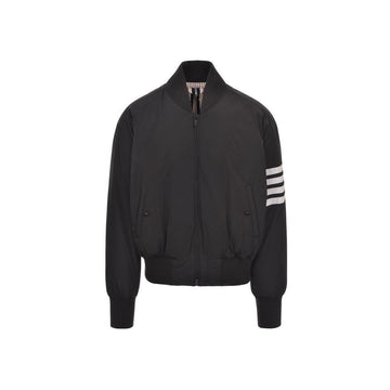 THOM BROWNE ダイヤゴナルアームバンドダウンボンバージャケットチャコール MJD103X 07259 015 61794722