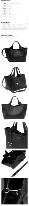 Tods Timeless Logo Mini Tote & Shoulder Bag Black 26FW 159724444 [P]