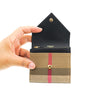 BURBERRY 財布 80731451 ブラック レザー ファブリック リラ 143736277 [P]