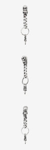 Chrome Hearts Forty & 5-Dagger Keyring Silver 162874809 [P]