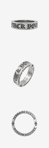 Chrome Hearts Puckering Ring 6mm Silver 19.5 162847142 [P]