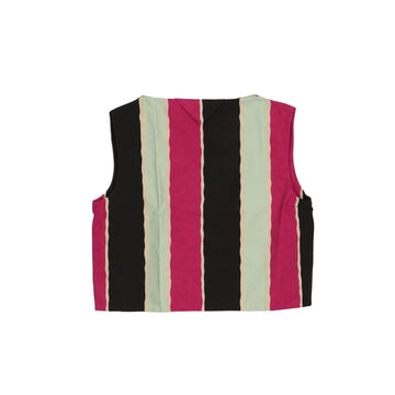 PRADA SC592 Multicolor Baumwolltop XXL 62113485