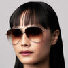 DITA Titan Sonnenbrille DTS144 A 02 Luxus Boeing MODDICT Doppelbrücke 62374444 [P]