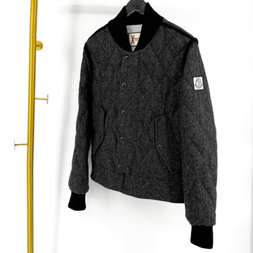 MONCLER モンクレール ガンマブルー ウール ボンバージャケット 2 62378409