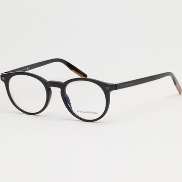 ZEGNA Brille EZ5214 001 Runde Leichte Hornrahmen Retro Luxus Mode 62385687