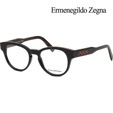 ZEGNA EZ5174 001 ブラックフレーム メガネ 62385706