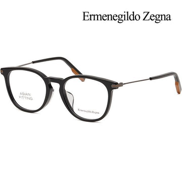 Zegna Eyeglass Frame EZ5150F 001 Asian Fit Black Horn Frame 62385763