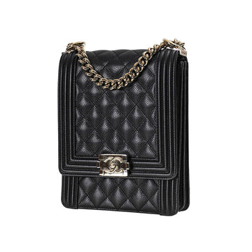 CHANEL Boy Caviar Flap Crossbody AS0130 62447034