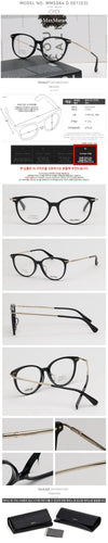 MAXMARA Brille MM5064D 001 Luxus Hornrahmen Asiatische Passform 62833771 [P]