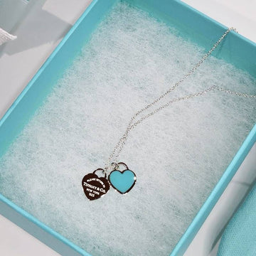 Tiffany & Co Return To Tiffany Double Heart Tag Pendant 62910952