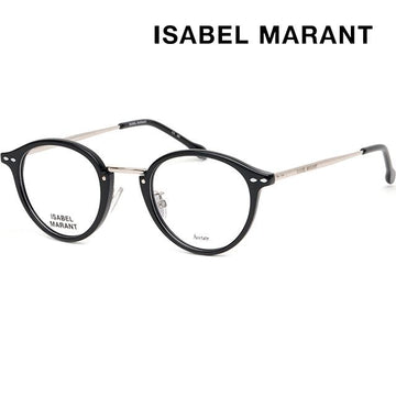 Isabel Marant IM0033 BSC Round Black Acetate Eyeglasses 62930725