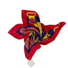HERMES BOUCLES ET GALONS DU TSAR Seidenschal Rot-Blau 62946142 [P]