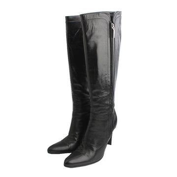 FENDI Schwarze Lederstiefel 37 63028428
