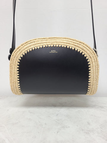 APC Schwarze Demi Lune Umhängetasche 42766706