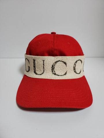 GUCCI Rotes Bandlogo Baseballcap L 63120227