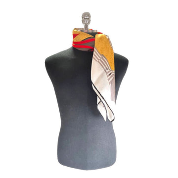 Fendi Silk Scarf Gift Box Ivory Yellow85 63198560