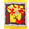 FENDI Geschenkbox Seidenschal Elfenbein Gelb85 63198560 [P]