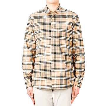 BURBERRY (SIMPSON 8020966) Herren Langarmhemd in kleinem Karomuster 63262968
