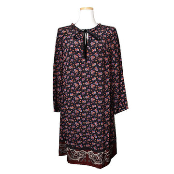 COACH Blumenmuster Seidenkleid 55 63340993