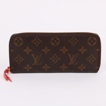 LOUIS VUITTON Monogram Clemence Reißverschluss Damenportemonnaie SP 5105 63444689